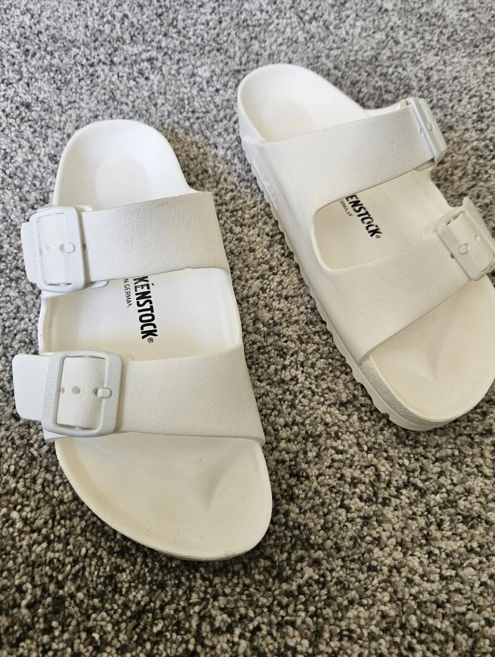 Birkenstock Arizona EVA Slide Sandals in White - Picture 2 of 5